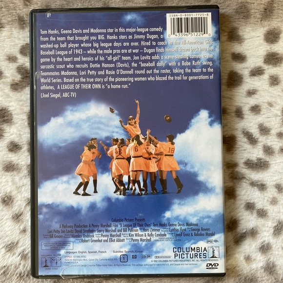A League of Their Own Deluxe Widescreen Presentation Collectible DVD w/Tom Hanks - Picture 2 of 4